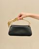 Cult Gaia Cult Gaia Calla Top Handle Satin Clutch - 2