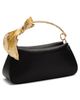 Cult Gaia Cult Gaia Calla Top Handle Satin Clutch - 5