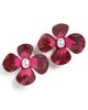 Cult Gaia Cult Gaia Clip On Lucky Earrings Winter Plum One - 1
