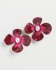 Cult Gaia Cult Gaia Clip On Lucky Earrings Winter Plum One - 2