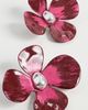 Cult Gaia Cult Gaia Clip On Lucky Earrings Winter Plum One - 4
