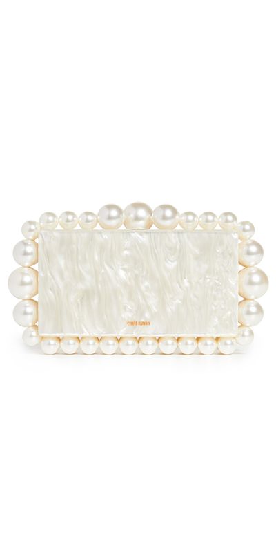 Cult Gaia Cult Gaia Eos Box Clutch Ivory One Size