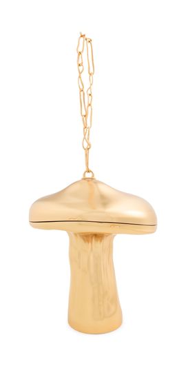Cult Gaia Cult Gaia Fungo Clutch Brushed Brass One