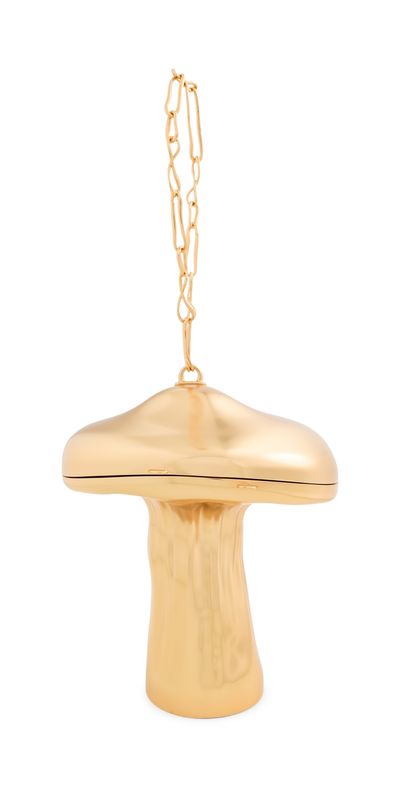 Cult Gaia Cult Gaia Fungo Clutch Brushed Brass One