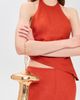 Cult Gaia Cult Gaia Fungo Clutch Brushed Brass One - 3