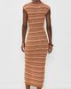 Cult Gaia Cult Gaia Hilary Midi Dress CORALLO MULTI - 3