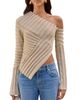 Cult Gaia Cult Gaia Jaidan Asymmetric Knit Top - 5