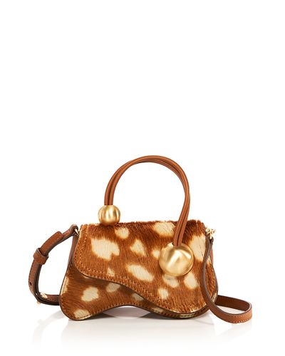 Cult Gaia Cult Gaia Kazia Nano Pony Hair Crossbody Bag