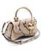 Cult Gaia Cult Gaia Kazia Nano Snake Embossed Leather Crossbody - 4