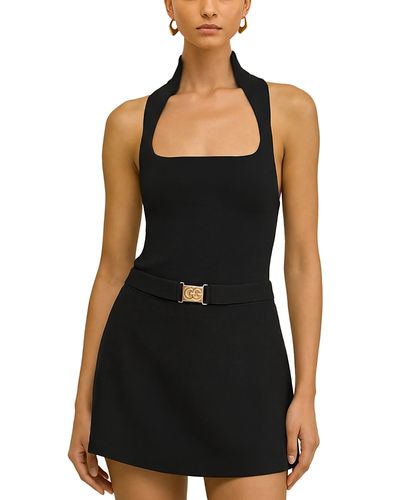 Cult Gaia Cult Gaia Lakshmi Sqaure Neck Knit Blend Top