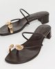 Cult Gaia Cult Gaia Luca Flat Sandals LUWAK - 5