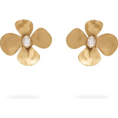 Cult Gaia Cult Gaia Lucky Imitation Pearl Floral Earrings