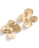 Cult Gaia Cult Gaia Lucky Mini Earrings Brushed Brass One - 1
