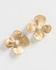Cult Gaia Cult Gaia Lucky Mini Earrings Brushed Brass One - 2