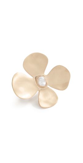 Cult Gaia Cult Gaia Lucky Ring Brushed Brass