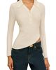 Cult Gaia Cult Gaia Mattea Ribbed Wool Blend Top - 1