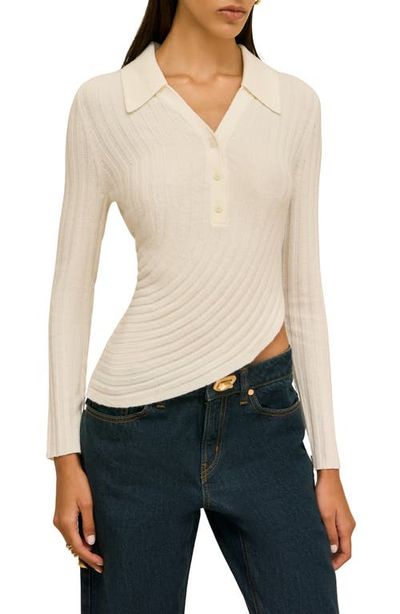 Cult Gaia Cult Gaia Mattea Ribbed Wool Blend Top