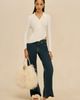 Cult Gaia Cult Gaia Mattea Ribbed Wool Blend Top - 4