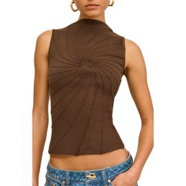 Cult Gaia Cult Gaia Micah Seamed Sleeveless Top