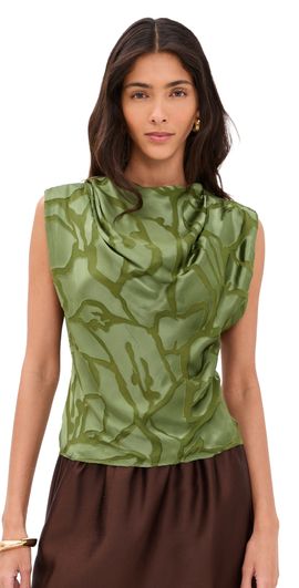 Cult Gaia Cult Gaia Monette Top Deep Pasture