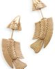 Cult Gaia Cult Gaia Neemo Earrings Antique Brass One - 1