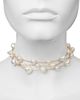 Cult Gaia Cult Gaia Nyala Cultured Freshwater Pearl Triple Row Choker Necklace, 16.25-19 - 2