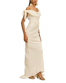 Cult Gaia Cult Gaia Nysa Off-The-Shoulder Silk Gown