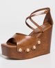 Cult Gaia Cult Gaia Orly Wedge Sandals Rich Clay - 1