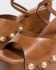 Cult Gaia Cult Gaia Orly Wedge Sandals Rich Clay - 6