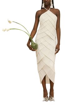 Cult Gaia Cult Gaia Patrizia Asymmetric Tier Dress
