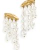 Cult Gaia Cult Gaia Pearl Earrings Antique Brass One - 5