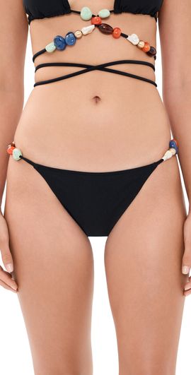 Cult Gaia Cult Gaia Quincy Bikini Bottoms Black