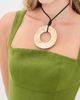 Cult Gaia Cult Gaia Ren Necklace Brushed Brass One - 3