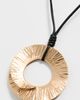Cult Gaia Cult Gaia Ren Necklace Brushed Brass One - 6