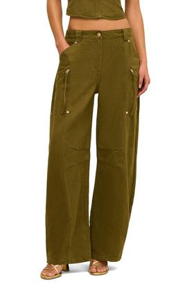 Cult Gaia Cult Gaia Sigrid Twill Barrel Leg Pants