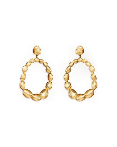Cult Gaia Cult Gaia Sira Gold Foiled Open Drop Earrings