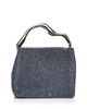 Cult Gaia Cult Gaia Solene Mini Satin Rhinestone Top Handle Bag - 5