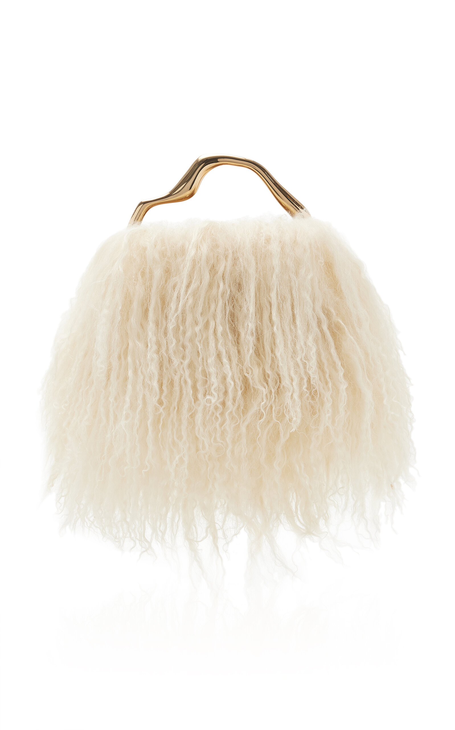 Cult Gaia Cult Gaia Solene Mini Shearling Bag