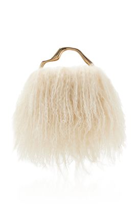 Cult Gaia Cult Gaia Solene Mini Shearling Bag