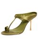 Cult Gaia Cult Gaia Sophie Sandals Dark Chive - 1