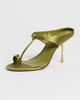 Cult Gaia Cult Gaia Sophie Sandals Dark Chive - 2