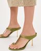 Cult Gaia Cult Gaia Sophie Sandals Dark Chive - 3