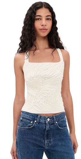 Cult Gaia Cult Gaia Stella Blouse Off White