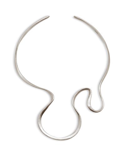 Cult Gaia Cult Gaia Suni Structured Choker Necklace, 7.63