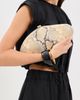 Cult Gaia Cult Gaia The Caldera Clutch Faded Python One - 3