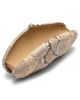 Cult Gaia Cult Gaia The Caldera Snake Embossed Leather Clutch - 3