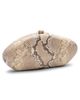 Cult Gaia Cult Gaia The Caldera Snake Embossed Leather Clutch - 4