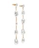 Cult Gaia Cult Gaia Vana Imitation Pearl Linear Drop Earrings - 1