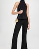 Cult Gaia Cult Gaia Wake Knit Top Black XS - 6