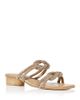 Cult Gaia Cult Gaia Women's Jenny Knotted Strap Low Heel Sandals - 1